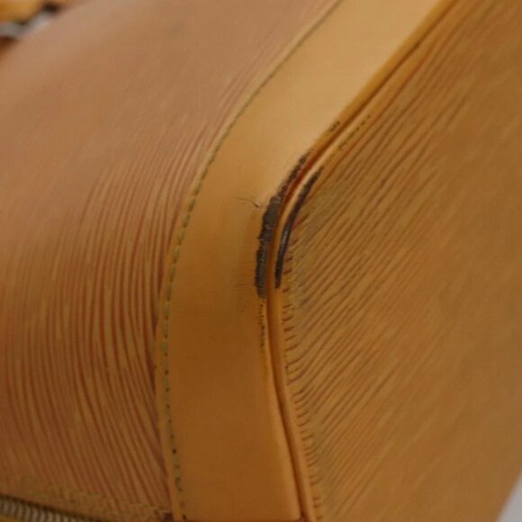 LOUIS VUITTON Epi Alma Hand Bag Yellow LV - Picture 10 of 16